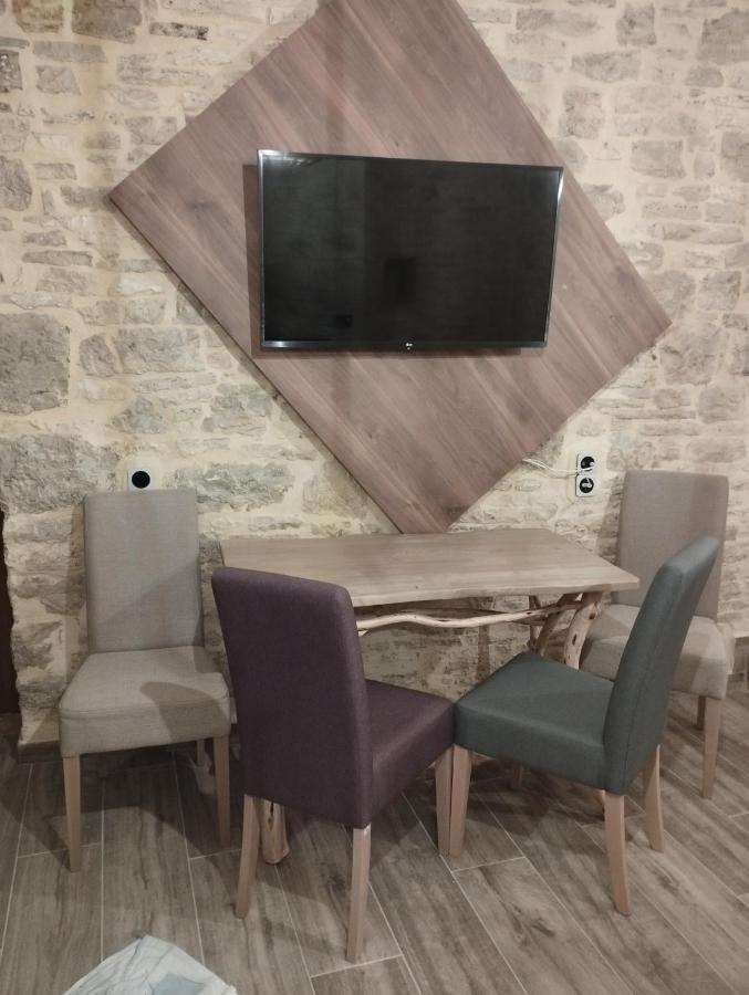 Living area — Ekali Stone House